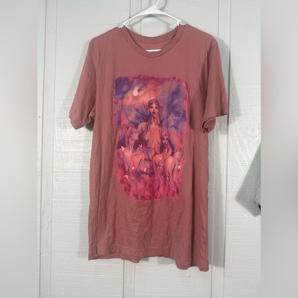 Melanie Martinez Trilogy Tour Oil Canvas TShirt Size Large EUC